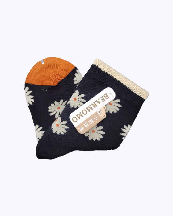 پک جوراب دخترانه نخی فانتزی BEAR MOMO